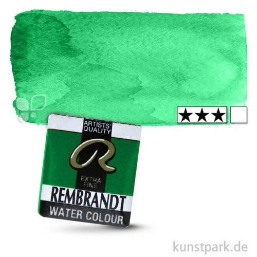 Talens REMBRANDT Aquarellfarben 1/2 Näpfchen | 615 Paul Veronesegrün