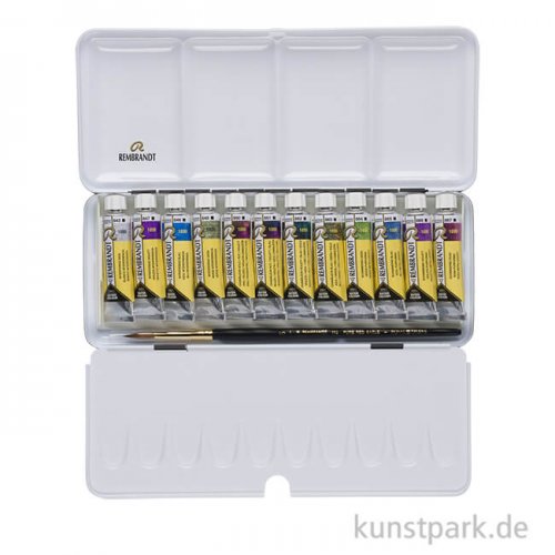 Talens REMBRANDT Aquarellfarben Set - Irisierende Farben, 12 x 10 ml Tuben