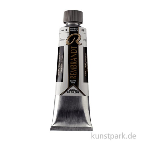 Talens REMBRANDT Ölfarbe, 150 ml Tube, Titanweiß (Leinöl)
