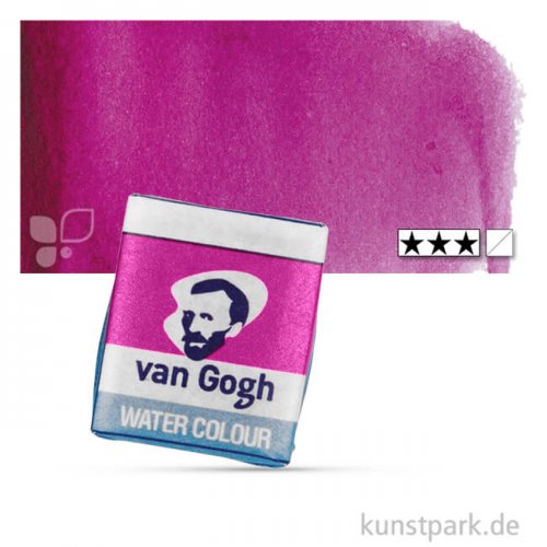 Talens VAN GOGH Aquarellfarben 1/2 Napf | 593 Chinacridon Purpur Blau