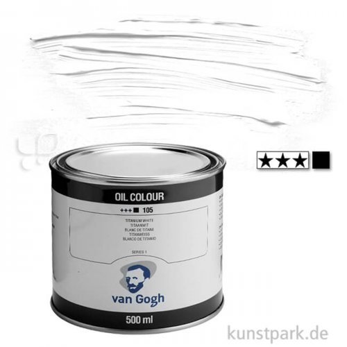Talens VAN GOGH Ölfarben 500 ml | 105 Titanweiß