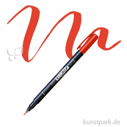Tombow Fudenosuke Brush Pen - Hart Einzelstift | Rot