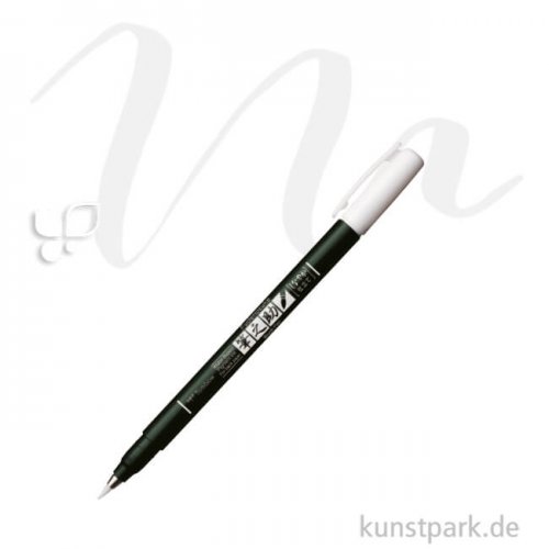 Tombow Fudenosuke Brush Pen - Pastell Stift | White