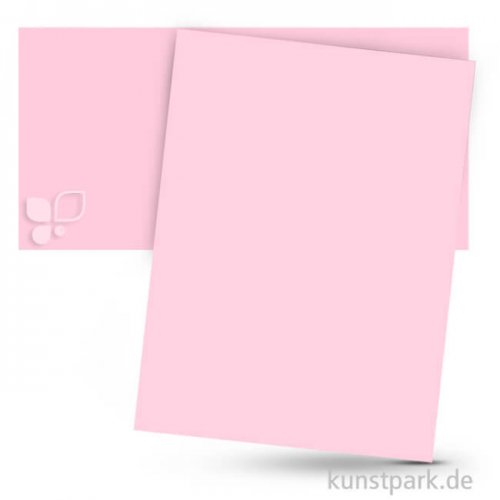 Tonpapier DIN A4, 100 Blatt, 130g Farbe | Rosa