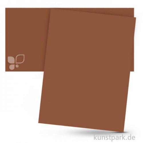 Tonpapier DIN A4, 100 Blatt, 130g Farbe | Schokobraun