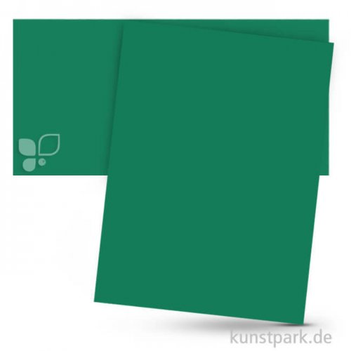 Tonpapier DIN A4, 100 Blatt, 130g Farbe | Tannengrün