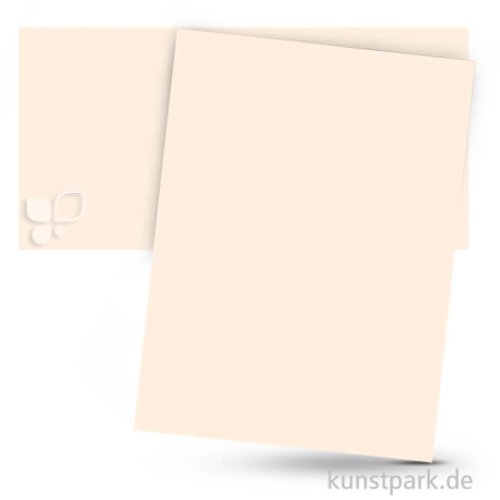 Tonpapier 50x70 cm, 10 Bogen, 130g Farbe | Hellbeige