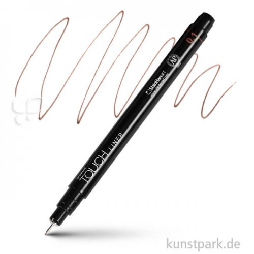 TOUCH Liner Color 0,1 mm Einzelstift | Braun