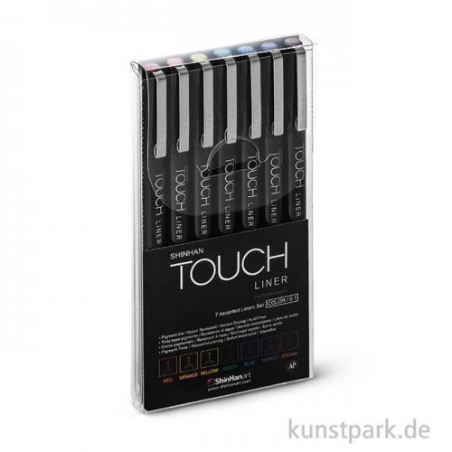 TOUCH Liner Color Set mit 7 verschiedenen Farben