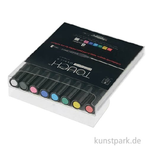 TOUCH Opaque Marker Set - 8 Farben, Fine