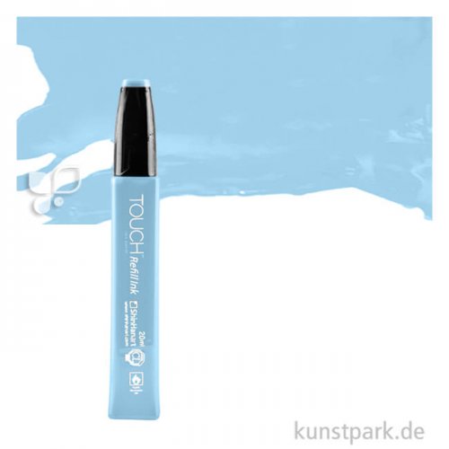 TOUCH Refill Ink, 20 ml Einzelfarbe | PB185 - Pale Blue Light