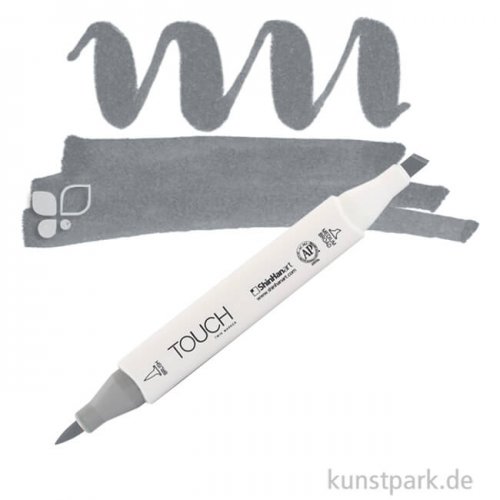 TOUCH Twin Brush Marker Einzelfarbe | CG8 - Cool Grey