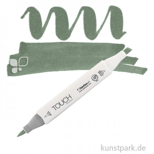 TOUCH Twin Brush Marker Einzelfarbe | G241 - Grayish Green Deep