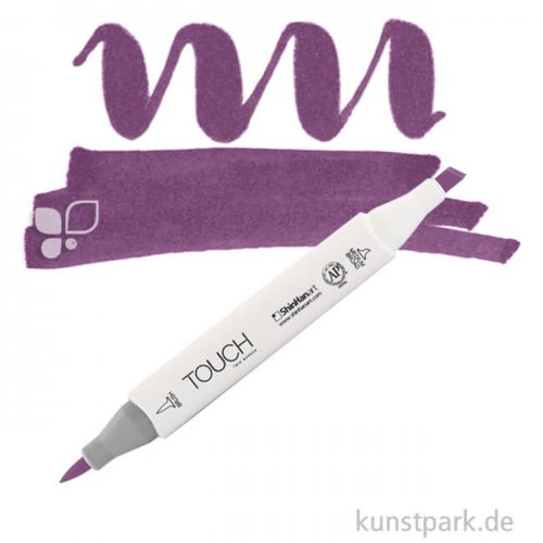 TOUCH Twin Brush Marker Einzelfarbe | P283 - Purple Deep