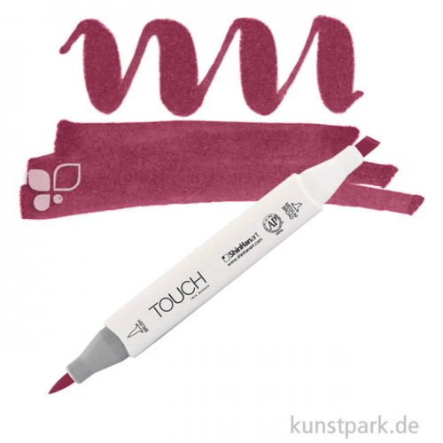 TOUCH Twin Brush Marker Einzelfarbe | R1 - Wine Red