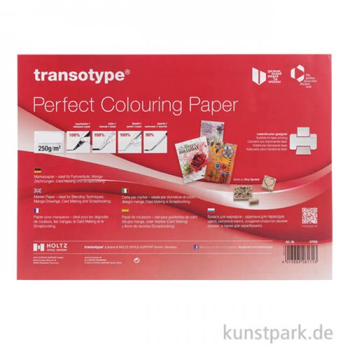 Copic Papier - Transotype Perfect Colouring Paper 250g DIN A3 (50 Blatt)