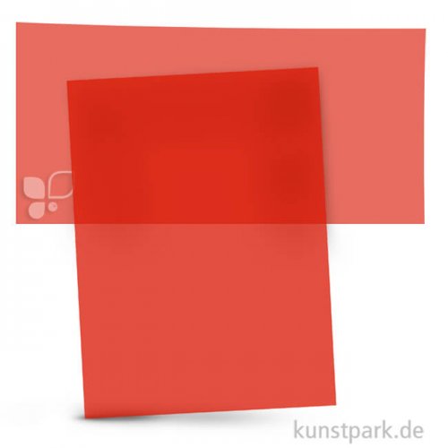 Transparentpapier 50,5x70 cm, 1 Rolle, 115g Farbe | Rot