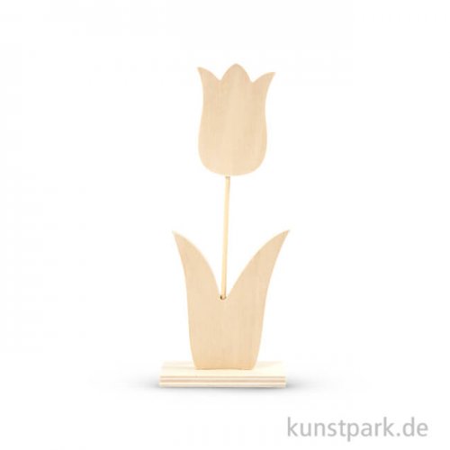 Tulpe aus Holz 23,5 cm x 9 cm