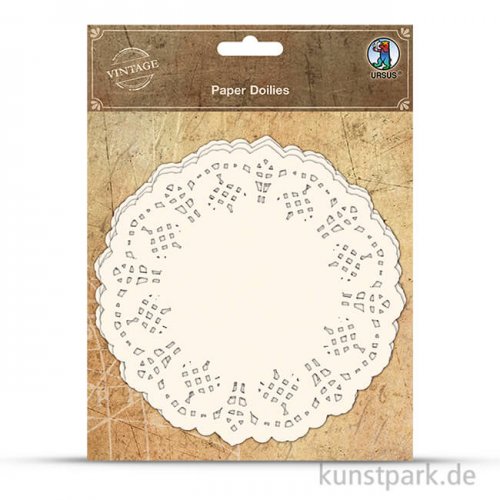 Vintage Paper Doilies, 30 Stück 14 cm