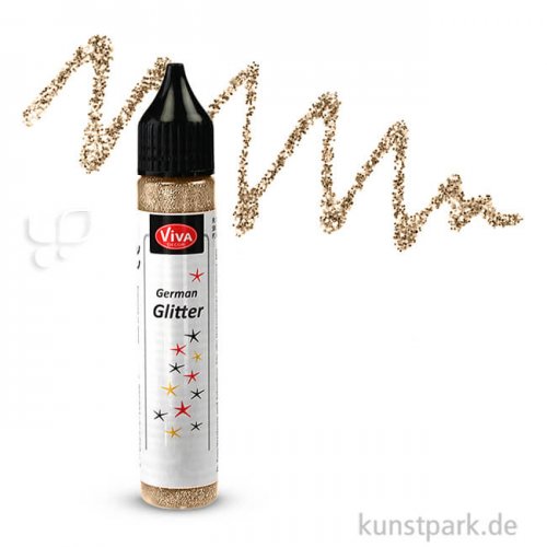 Viva Decor German-Glitter 28 ml Einzelfarbe | Gold