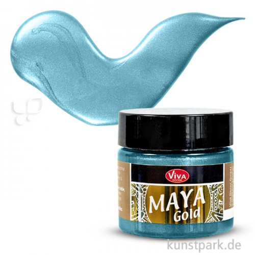 Viva Decor Maya-Gold 45 ml | Eisblau