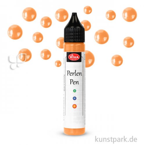 Viva Decor Perlen-Pen 25 ml Einzelfarbe | Orange