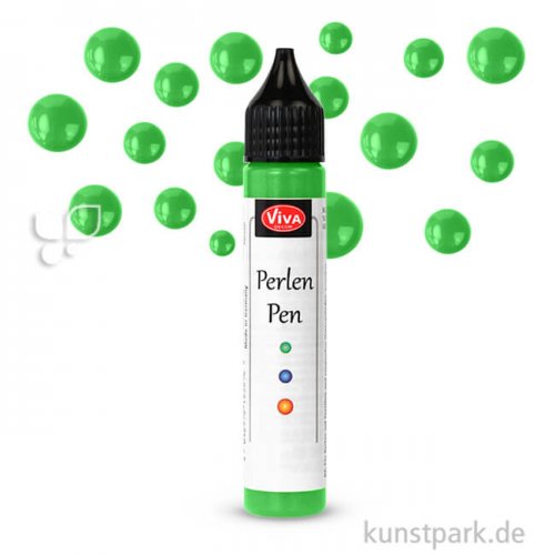 Viva Decor Perlen-Pen 25 ml Einzelfarbe | Grün