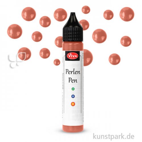 Viva Decor Perlen-Pen 25 ml Einzelfarbe | Kupfer