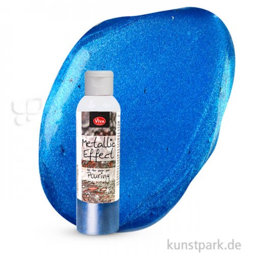 Viva Decor Pouring - Metallic Effect 120 ml Einzelfarbe | Blau