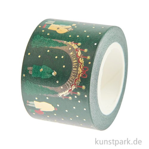 Washi Tape - Weihnachtsmarkt, 30 mm, 10 m Rolle