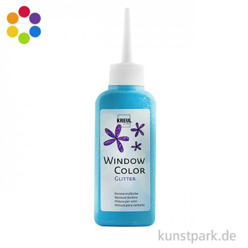 KREUL Window Color Glas Design - Glitzer Effekt 80 ml