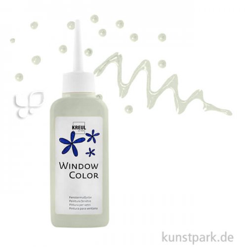 KREUL Window Color Glasmalfarbe 80 ml Einzelfarbe | Grau