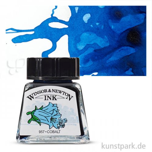 Winsor & Newton Drawing Ink, 14 ml Einzelfarbe | Kobalt