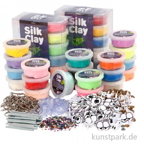 XXL Set - Silk Clay - Bastelmaterial für 100 Monster