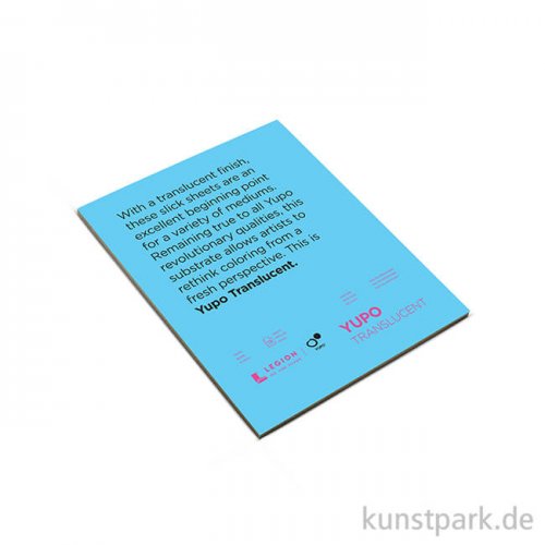 YUPO Aquarellpapier translucent, 15 Blatt, 153g 12x17 cm