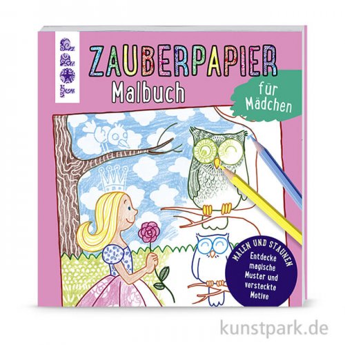 Zauberpapier Malbuch - Mädchen, Topp Verlag