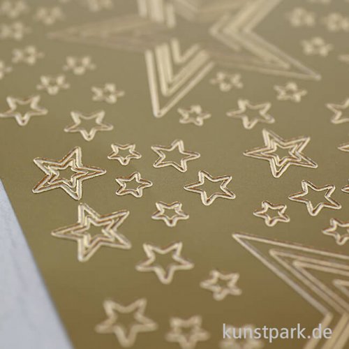 50 Kreative Sterne Sticker - Gelb