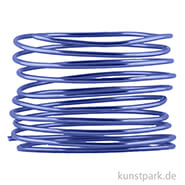 Aludraht zur Dekoration und Schmuckherstellung, 2m 2 mm | Blau