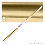 Alufolie doppelseitig kaschiert 50x78 cm Rolle Rolle | Gold Matt-Gold Matt