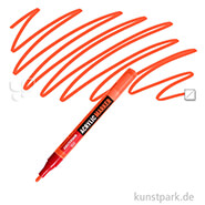 Talens AMSTERDAM Acrylic Marker S - 2 mm Einzelstift | 257 Reflexorange