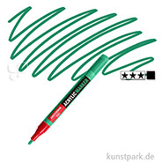 Talens AMSTERDAM Acrylic Marker S - 2 mm Einzelstift | 619 Permanentgrün dunkel