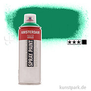 Talens AMSTERDAM Spray Paint 400 ml Einzelfarbe | 619 Permanentgrün dunkel