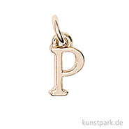 Anhänger Buchstabe - Gold einzel | P