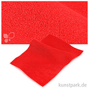 Bastelfilz 20x30 cm, 2mm Einzelbogen | Rot