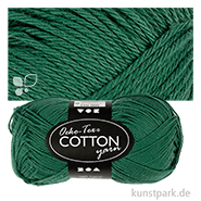 Baumwolle - 50 g Knäuel Farbe | Dunkelgrün