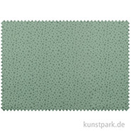 Baumwollstoff - Sterne Mintgrün - 1 m x 1,5 m 