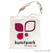 Baumwolltasche, Natur, Bedruckt, Design, kunstpark 