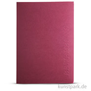 Bewerbungsmappe Excellence 3-teilig, 2 Klemmschienen, senkrechte Prägung 1 Stk. | Bordeaux