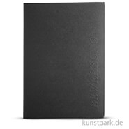 Bewerbungsmappe Excellence 3-teilig, 2 Klemmschienen, senkrechte Prägung 1 Stk. | Schwarz