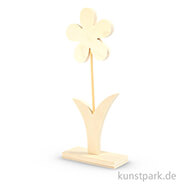 Blume aus Holz 27,5 x 13 cm